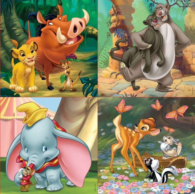 Educa Disney Märchen Puzzle 4 in 1