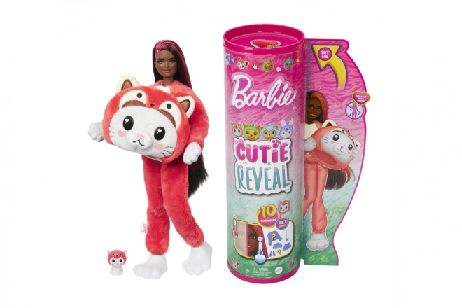 Barbie Cutie Reveal Puppe - Roter Panda-Cat