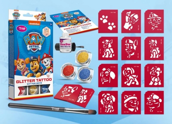 TyToo Glitzertattoos PAW Patrol für Jungen