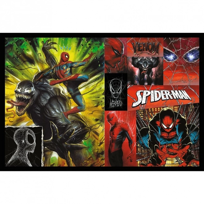 Puzzle 2x200 Teile Tag und Nacht von Spiderman