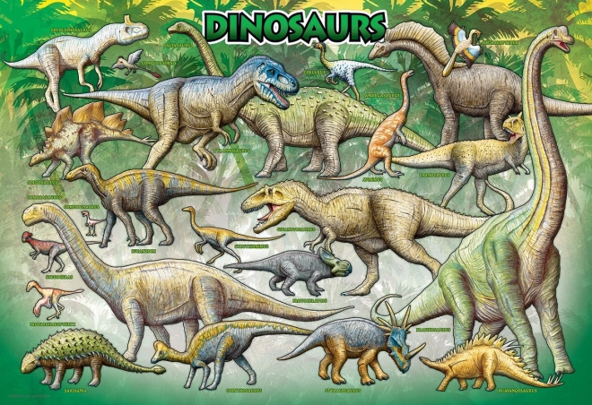 Eurographics Puzzle Dinosaurier 100 Teile