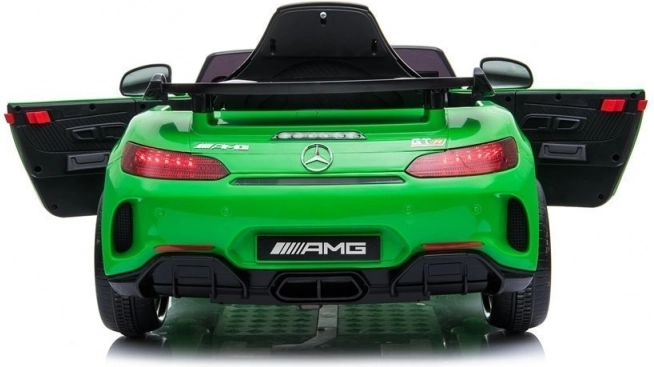 Mercedes GTR grünes Kinder Elektroauto