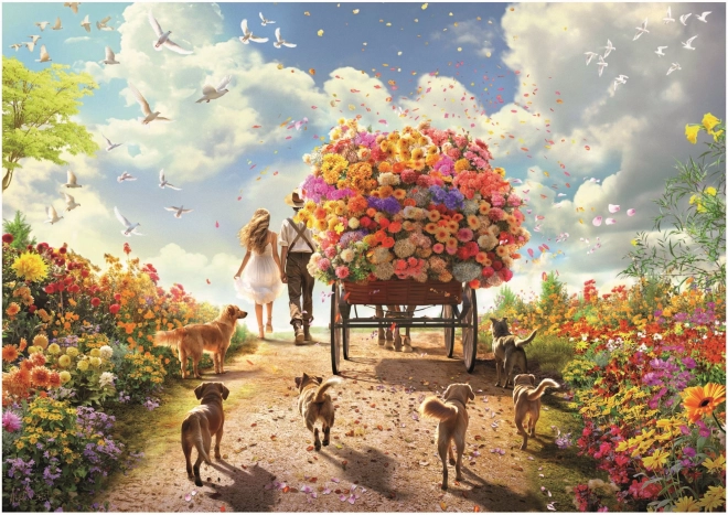 Educa Puzzle Blumenlieferung 1000 Teile