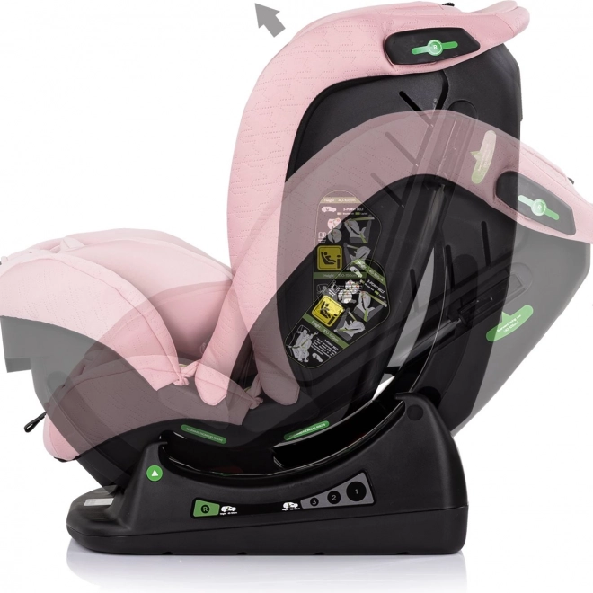 Autositz Chipolino Aviato i-Size 40-150cm Rosa Marshmallow