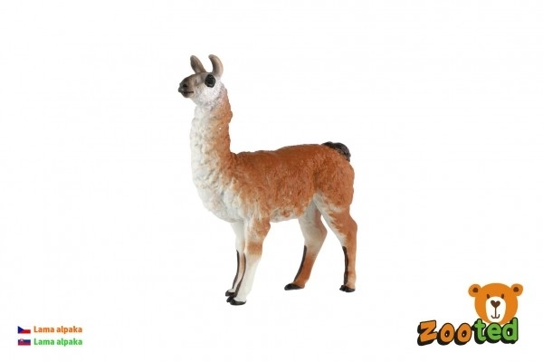 Llama Alpaka aus Kunststoff 12cm im Beutel