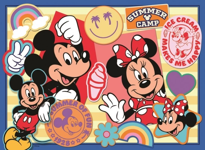 Ravensburger Puzzle Mickey und Minnie auf Ausflug XXL 200 Teile