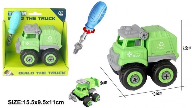 Schraubbarer Müllwagen