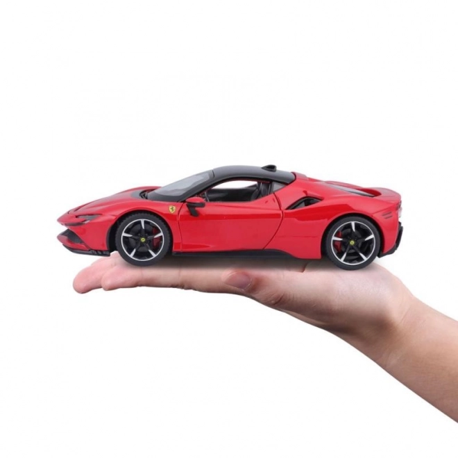 Bburago Ferrari SF90 Stradale Rot Modellauto 1:24