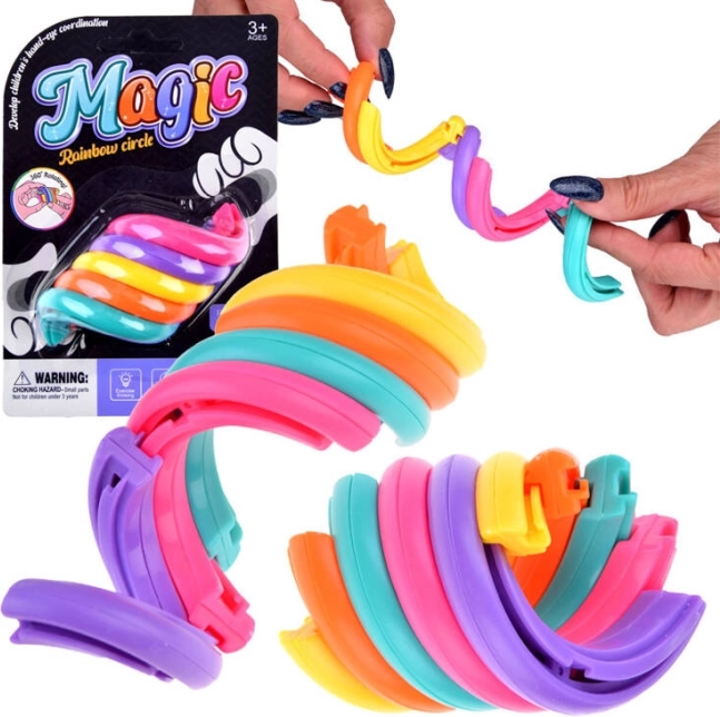 Magische Regenbogen-Spirale Antistress-Spielzeug