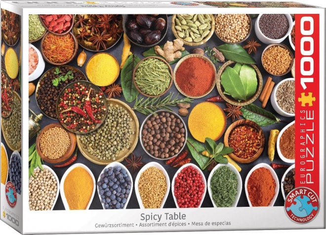 Eurographics Puzzle Pikante Tafel 1000 Teile