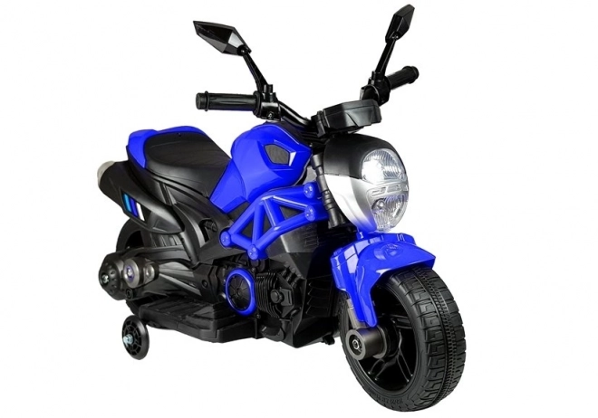 Akku Motorrad für Kinder Blau