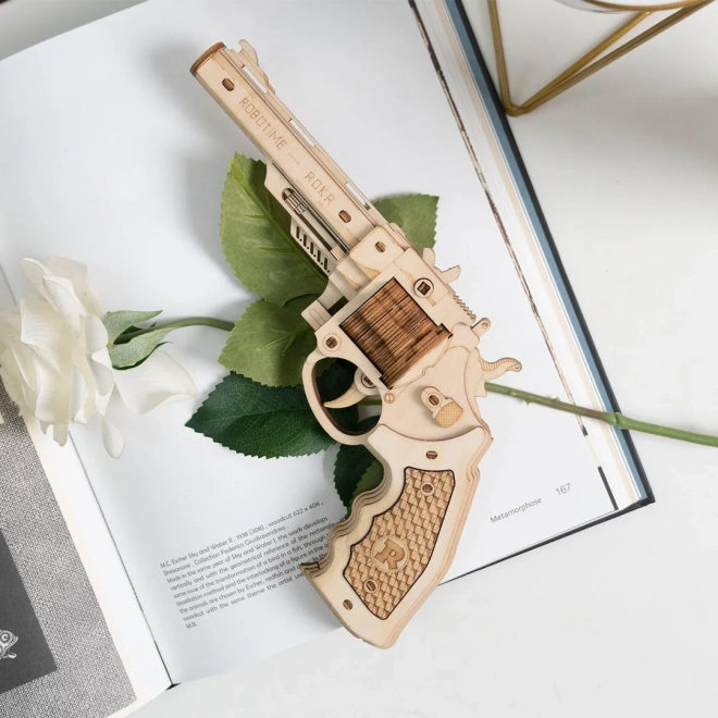 Rokr 3D Holzpuzzle Revolver Corsac M60