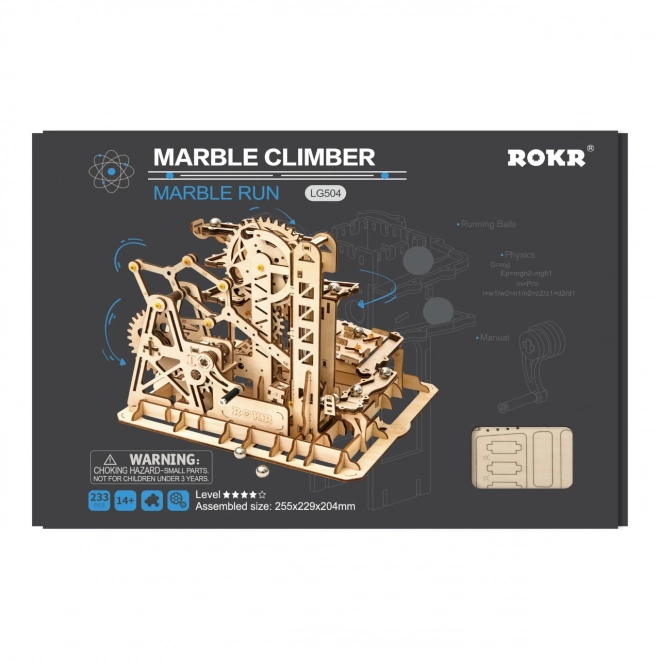 Rokr 3D Holzpuzzle Murmelbahn Climber