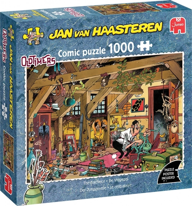 Puzzle Jan van Haasteren Der ewige Junggeselle 1000 Teile