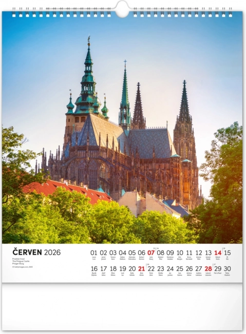 Wandkalender Tschechische Republik 2026