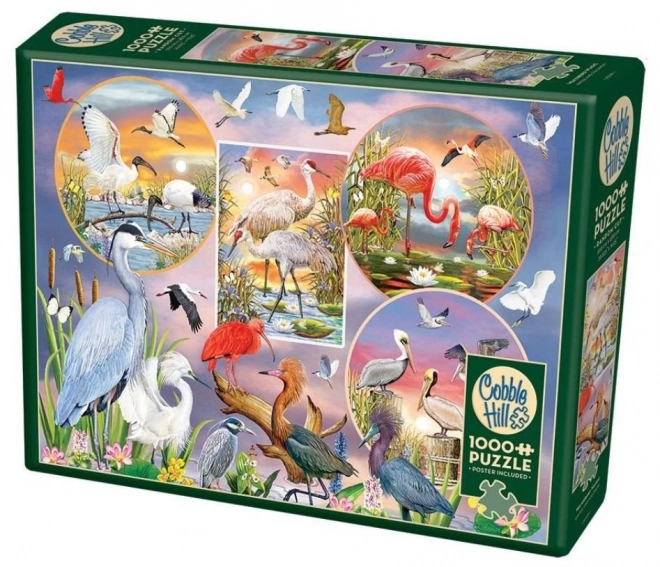 Charmante Wasservögel Puzzle 1000 Teile