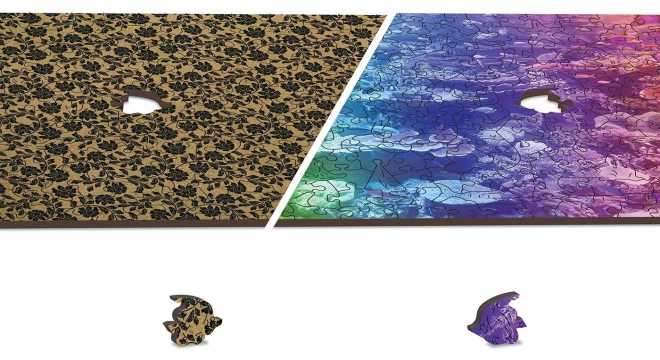 Beidseitiges 2-in-1-Puzzle für doppelten Spaß