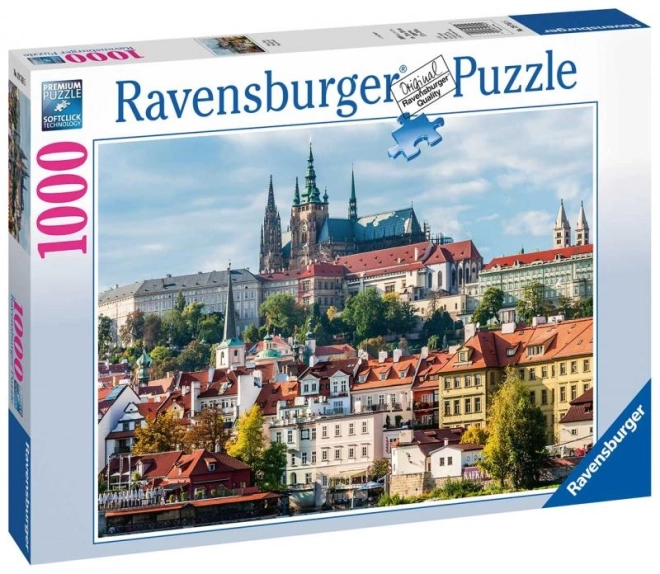 Puzzle mit Blick auf die Prager Burg