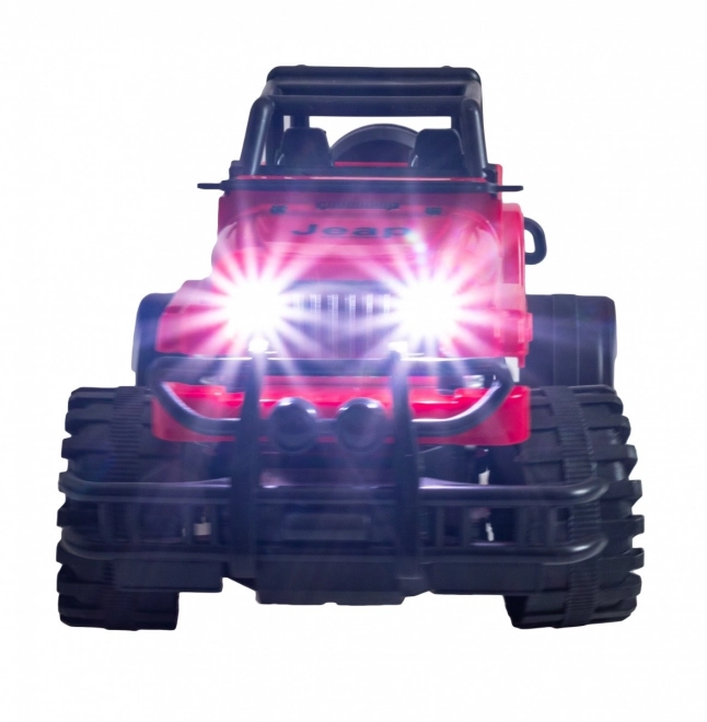 Rotes RC Rock Crawler Auto