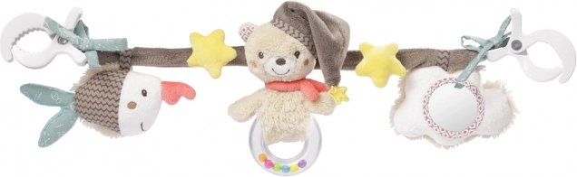 Kinderwagenkette mit Spielzeugen Bruno