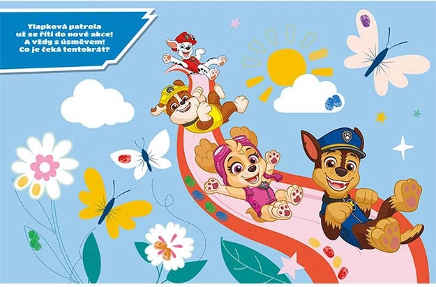 Bunte Fingerchen Paw Patrol rosa
