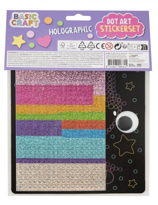 Holografisches Mosaikbild Einhorn