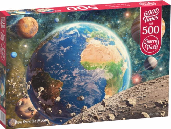 Puzzle Ansicht vom Mond 500 Teile