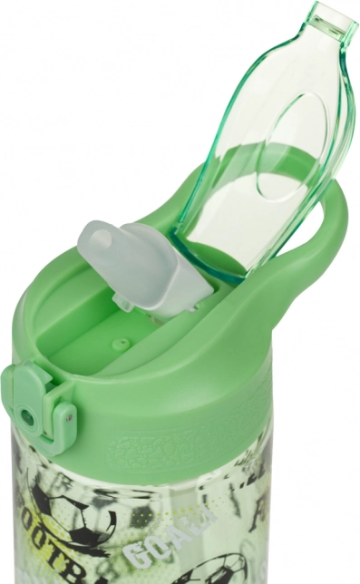 Tritan-Flasche mit Trinkhalm Fußball 500 ml