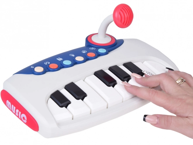 Interaktives Musikalisches Keyboard mit Mikrofon für Kinder