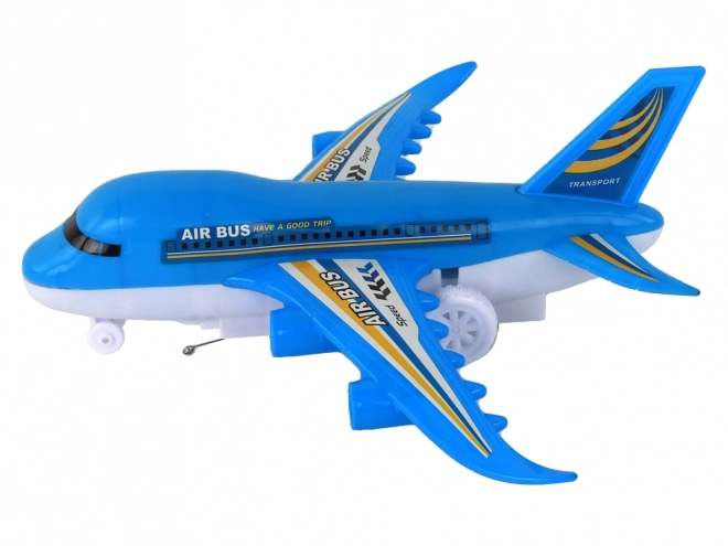 Blauer DIY Ferngesteuerter Flugzeug R/C mit Beleuchtung