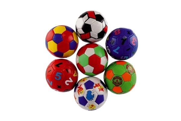 Kleiner Fußball Junior 15cm Leder Mix Farben