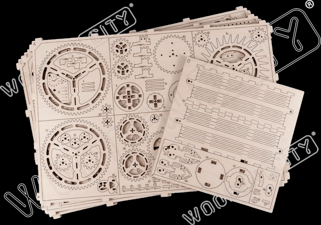 Holz 3D Puzzle Königliche Uhr