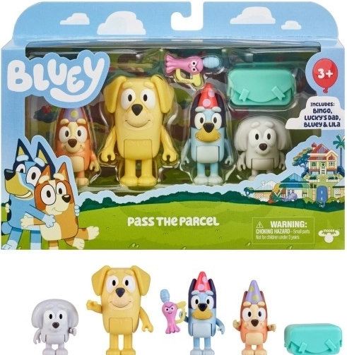 Bluey Figuren Set 4er-Pack
