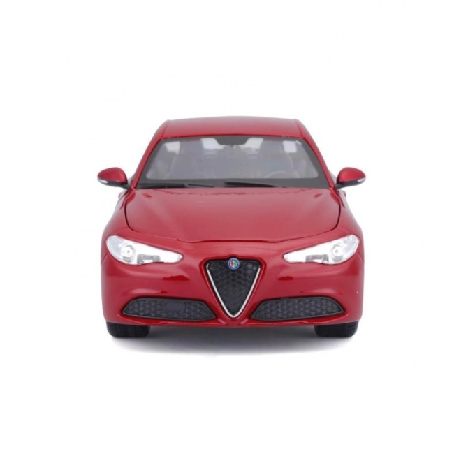 Alfa Romeo Giulia Modellauto Rot Metallic im Maßstab 1:24