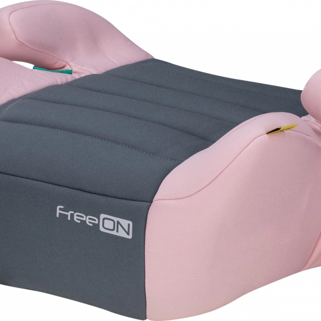 Autositz Sitzerhöhung FreeON Booster Comfy i-Size 125–150 cm – Rosa-Grau