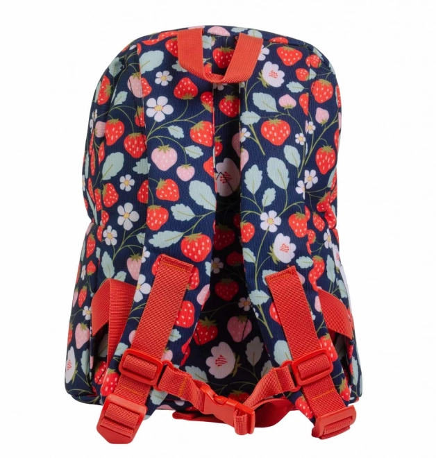 A Little Lovely Company Kleiner Kinderrucksack – Erdbeeren