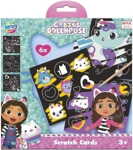 Kratzerbilder Gabbys magisches Puppenhaus 6 Stk.