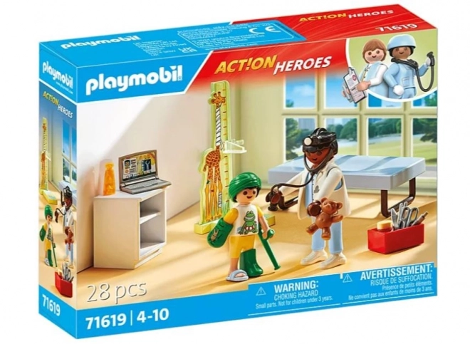 Spielset Kinderarzt mit Plüschbärchen
