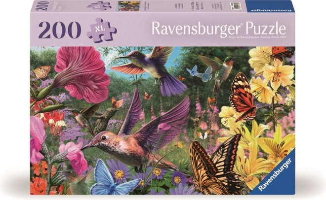 Ravensburger Puzzle Welt der Kolibris und Schmetterlinge 200 Teile