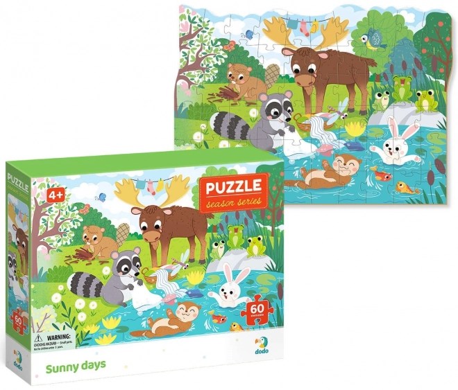 Puzzle Jahreszeiten: Sonnige Tage 60 Teile