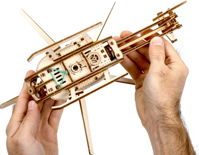 Holzpuzzle Militärhubschrauber