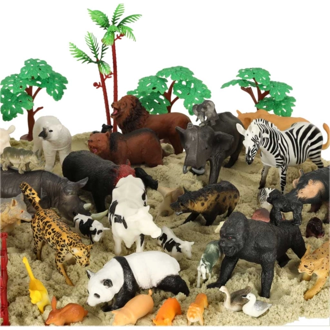 Zoo Tiere Spielfiguren-Set