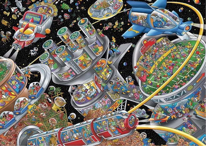 Puzzle Weltraumkolonie 1000 Teile