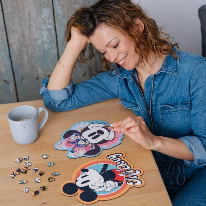 Minnie Maus stilvolle Holzpuzzle