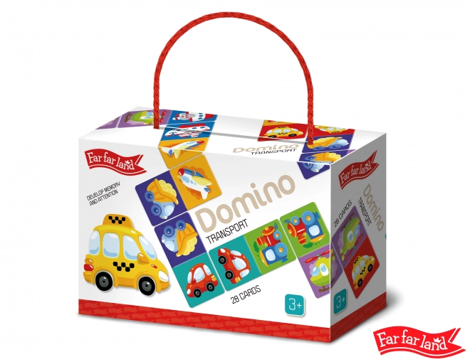 Far Far Land Domino mit Bildern - Transport