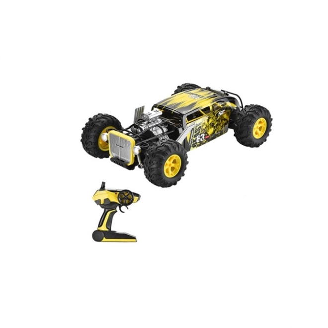 Gelbes RC Auto Cracon im Maßstab 1:10