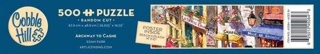 Cobble Hill Puzzle Gewölbter Durchgang nach Cagne 500 Teile