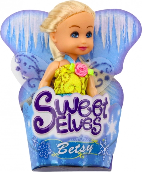 Mini-Puppe Elf Betsy 11,5 cm Verschiedene Muster