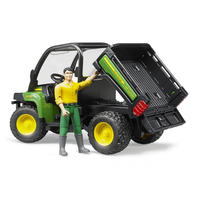 Bruder John Deere Gator mit Fahrer