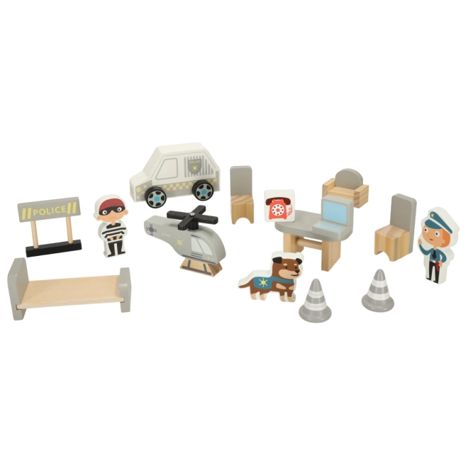 Komplettset mit Fahrzeugen und Figuren